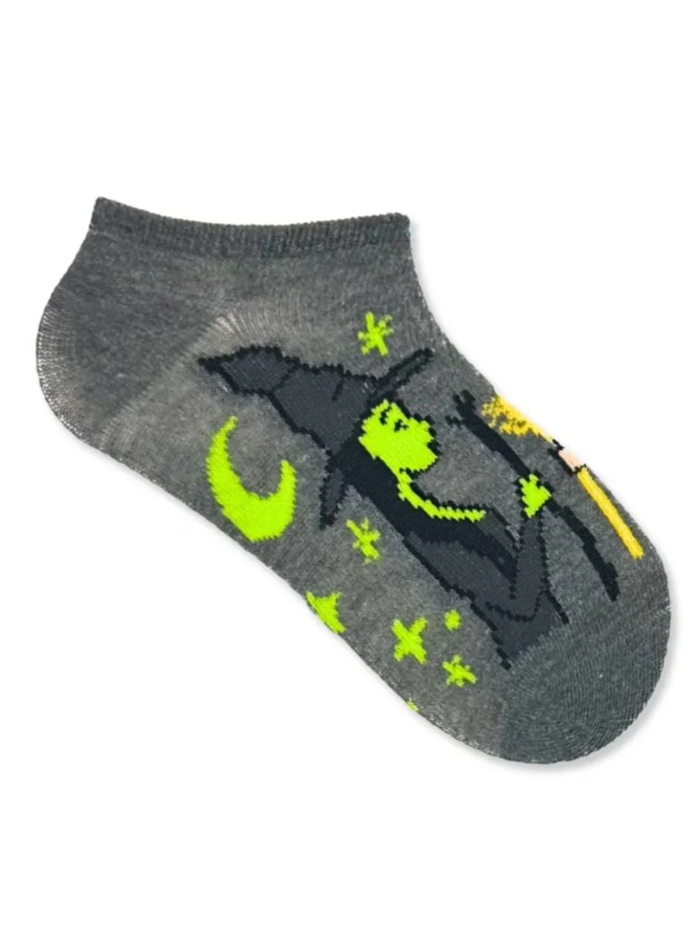 Wicked Girls No Show Socks 6 Pack Elphaba Glinda Size Medium 10.5-4 Multicolor
